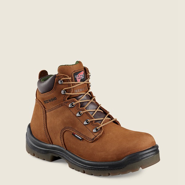 Botas de Seguridad Red Wing Hombre Marrom - King Toe® - 6-Inch Waterproof Toe - 460-UKQBCP